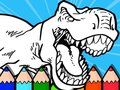 Spel Dino's voor kinderen kleuren  online