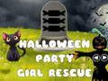 Spel Redding van het Halloween-feestmeisje  online
