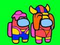 Spel Onder ons kleuren online Spel Onder ons kleuren online