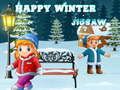 Spel Gelukkige winterpuzzel  online