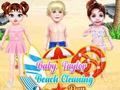 Spel Schoonmaakdag op het strand van Baby Taylor  online