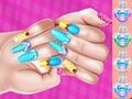 Spel Elsa Prinses Thema Nail Art Diy  online