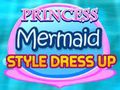 Spel Prinses zeemeermin stijl aankleden  online