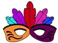 Spel Carnavalsfeest: maskerkleuren  online
