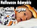 Spel Halloween schattig kind puzzel  online