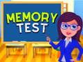 Spel Geheugentest  online
