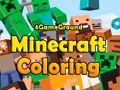 Spel Minecraft-kleurboek  online