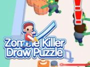 Spel Zombie Killer-tekenpuzzel  online