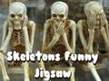 Spel Skeletten Grappige puzzel  online