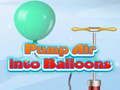 Spel Lucht in de ballon pompen  online
