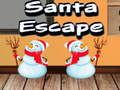 Spel Kerstman ontsnappen  online
