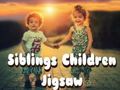 Spel Broers en zussen kinderen puzzel  online