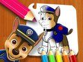 Spel Paw Patrol: Kleurboek  online