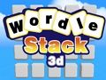 Spel WORDLE STACK 3D online