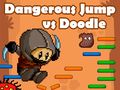 Spel Gevaarlijke sprong versus doodle  online
