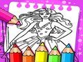 Spel Barbie Kleurboek  online