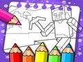 Spel Minecraft Kleurboek  online