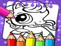 Spel Kleurboek Littlest Pet Shop  online