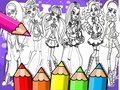 Spel Monster High Kleurboek  online