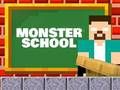Spel Monsterschool: achtbaan en parkour online Spel Monsterschool: achtbaan en parkour online
