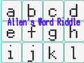 Spel Allen's woordraadsel  online