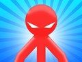 Spel Rode Stickman vs Monster School  online