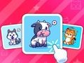 Spel Schattige dierenkaarten  online