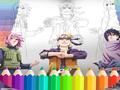 Spel Naruto Shippuden Kleurboek online Spel Naruto Shippuden Kleurboek online