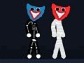 Spel Stickman Huggy griezelige vakantie  online
