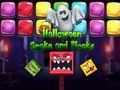 Spel Halloween-slang en blokken online Spel Halloween-slang en blokken online