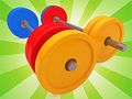 Spel Barbell Sorteer Puzzel  online