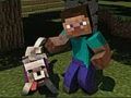 Spel Minicraft: Steve en Wolf avontuur  online