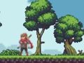 Spel Platformgame met rode sjaal  online