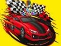 Spel Terug naar school: raceauto kleurboek  online