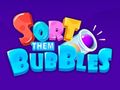 Spel Sorteer ze: Bubbels  online