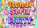 Spel Blonde Sofia Blijf thuisfeestje  online