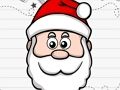 Spel Teken met de kerstman  online