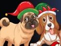 Spel Honden ontsnappen voor kerstfeest  online