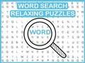 Spel Woordzoeker Ontspannende puzzels  online