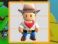 Spel Stumble Boys schuifpuzzel  online