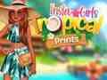 Spel Insta meisjes tropische prints  online