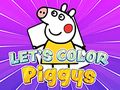 Spel Laten we Piggy's kleuren  online