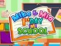 Spel Mike en Mia eerste schooldag  online