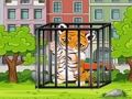 Spel De ontsnapping van de tijgerwelp  online