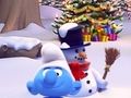 Spel Smurfachtige sneeuwballen  online