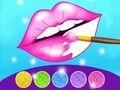 Spel Glitter Lippen Kleurspel  online
