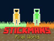 Spel Stickman Pixel World  online