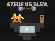 Spel Steve vs Alex ontsnapping uit de gevangenis  online