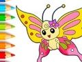 Spel Kleurboek: vlinder  online