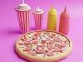 Spel Kleurboek: Pizza  online